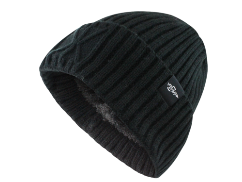Warmest Watch Cap Black Plush Insulated Tactical Beanie Hat Warm Wool