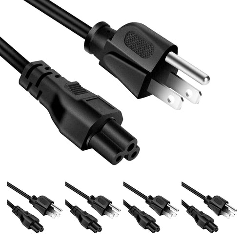 5Core AC Power Extension Cord 10Ft 3 Prong Adapter 16AWG/2C 125V 13A