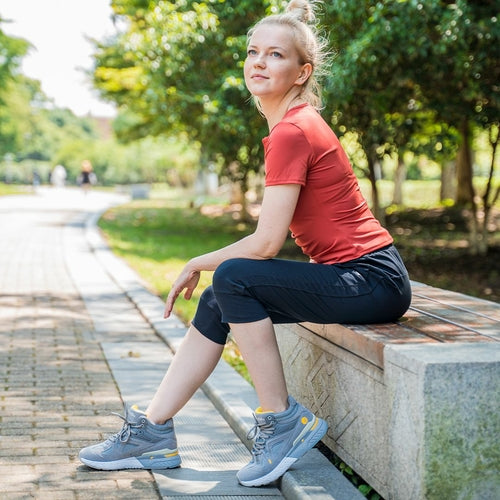 FitVille Women's High-top Rebound Core Walking Shoes V4