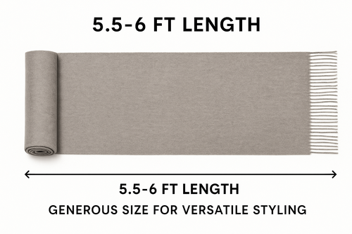 Green Apple Pashmina Winter Scarf 6 Ft Long