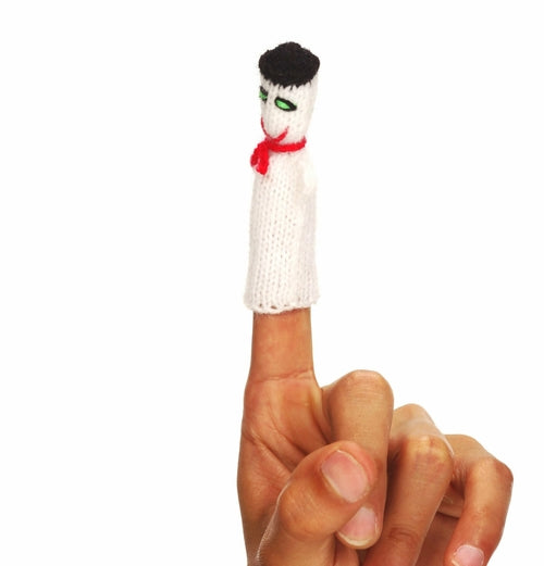 Snowman Finger Puppet