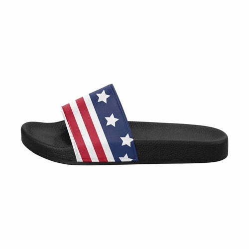 Mens Slide Sandals - Stars and Stripes Print