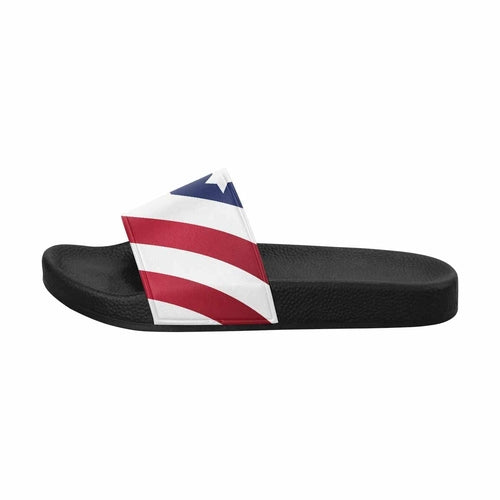 Mens Slide Sandals - Stars and Stripes Print